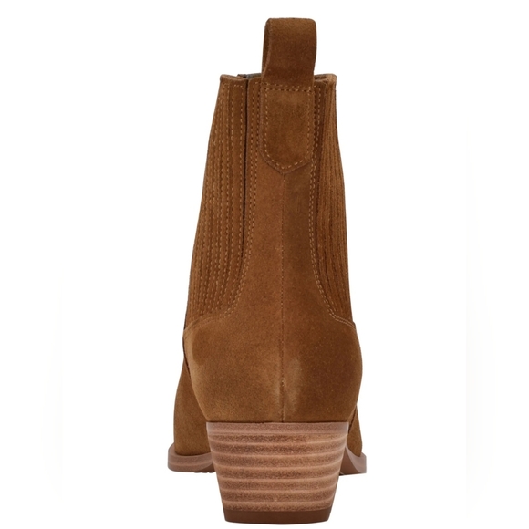 Marc Fisher Yarita Pointed Toe Bootie Medium Natural (Brown) - Size 8.5 ** - Picture 10 of 11